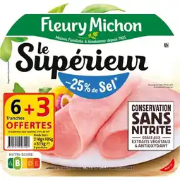 Carrefour Market FLEURY MICHON Jambon Le Supérieur offre