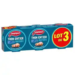 Carrefour Market SAUPIQUET Thon entier au naturel offre