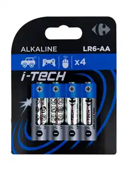 Carrefour Market CARREFOUR SUR TOUTES LES PILES ALCALINES I-TECH offre