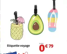 Gifi Etiquette voyage offre