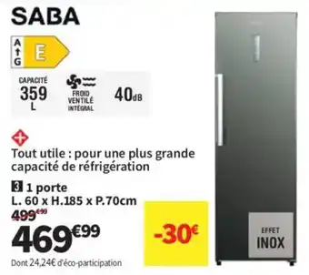 Conforama SABA 1 porte offre