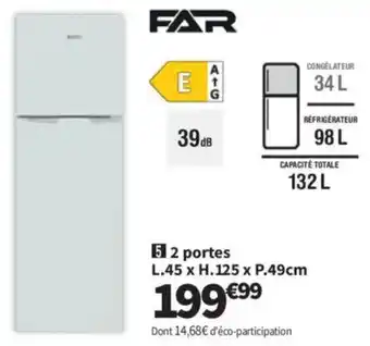 Conforama FAR 2 portes offre