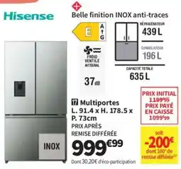 Conforama Hisense Multiportes offre