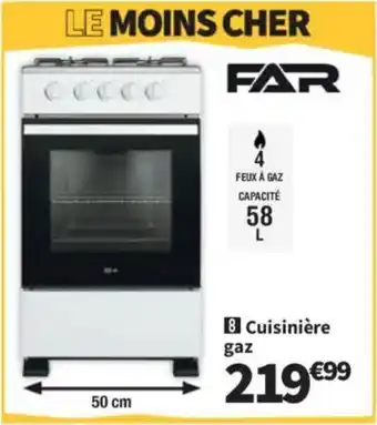 Conforama FAR Cuisinière gaz offre