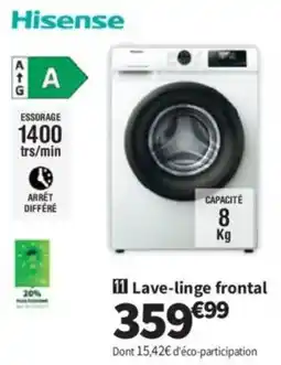 Conforama Hisense Lave-linge frontal offre