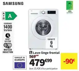 Conforama Samsung Lave-linge frontal offre