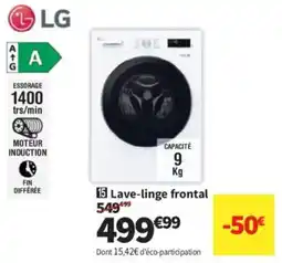 Conforama LG Lave-linge frontal offre