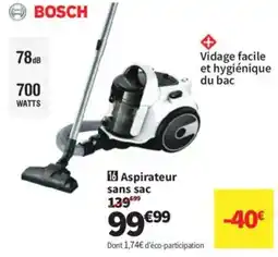 Conforama Boschsans Aspirateur sans sac offre