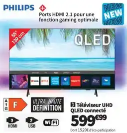 Conforama Philips Téléviseur UHD QLED connecté offre