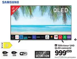 Conforama Samsung Téléviseur UHD QLED connecté offre