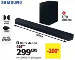 Conforama Samsung Barre de son offre