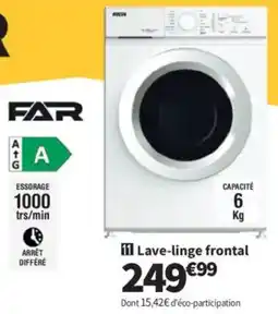 Conforama FAR Lave-linge frontal offre