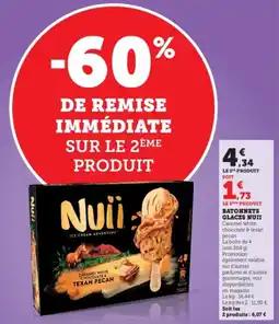 Hyper U Batonnets glaces nuii offre