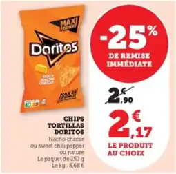 Hyper U Chips tortillas doritos offre