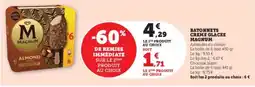 Hyper U Batonnets creme glacee magnum offre