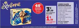 Hyper U Cones glaces extreme nestle offre