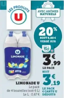 Hyper U Limonade u offre