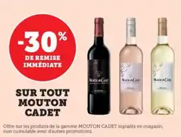 Hyper U Sur tout mouton cadet offre