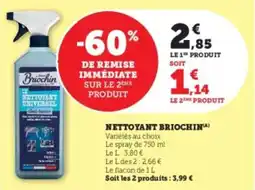 Hyper U Nettoyant briochin offre