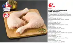 Hyper U Cuisse de poulet fermier label rouge offre