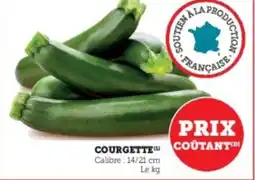 Hyper U Courgette offre