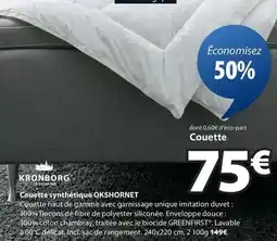 JYSK Kronborg - couette synthétique offre