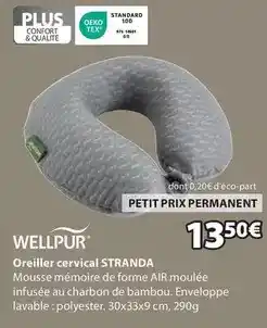 JYSK Wellpur - oreiller cervical stranda offre