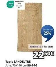 JYSK Tapis sandeltre offre