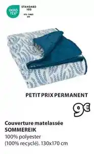 JYSK Couverture matelassée sommereik offre