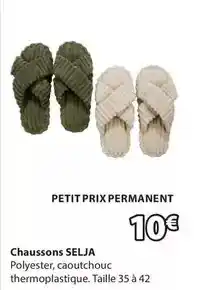 JYSK Chaussons selja offre