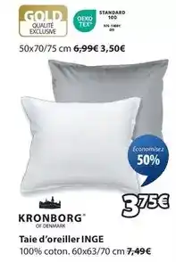 JYSK Kronborg - taie d'oreiller inge offre