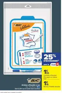 Carrefour BIC Velleda offre