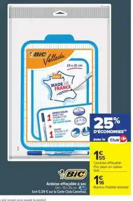Carrefour BIC Velleda offre