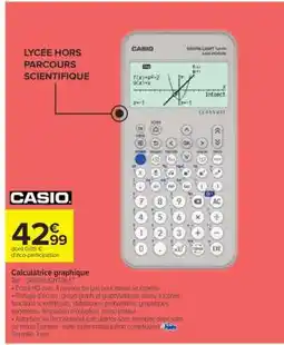 Carrefour Calculatrice graphique offre