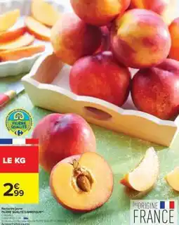 Carrefour Market Nectarine jaune offre