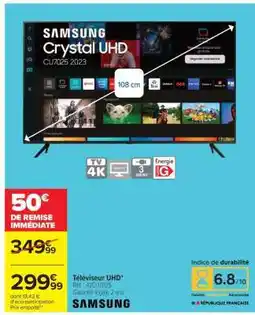 Carrefour Téléviseur UHD offre