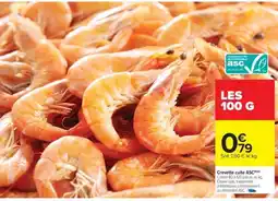 Carrefour Market Crevette cuite ASC offre