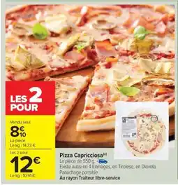Carrefour Market Pizza Capricciosa offre