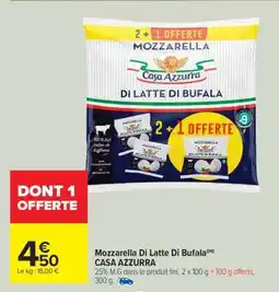 Carrefour Market MOZZARELLA DI LATTE DI BUFALA offre