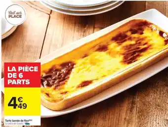 Carrefour Market Tarte bande de flan offre