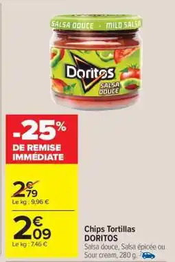 Carrefour Market Chips Tortillas DORITOS offre
