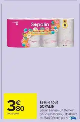 Carrefour Market Essuie Tout Sopalin offre