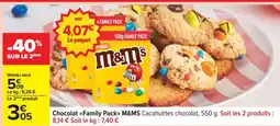 Carrefour Chocolat Family Pack M&M'S offre