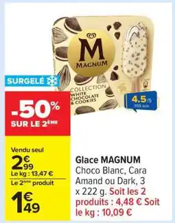 Carrefour Glace MAGNUM offre