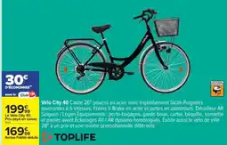 Carrefour Vélo City 40 offre