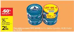 Carrefour Thon entier au naturel 'Petit Navire' offre