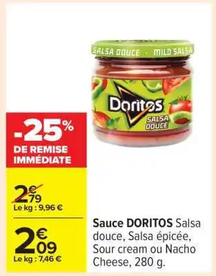 Carrefour Sauce DORITOS offre