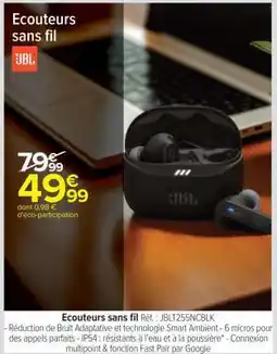 Carrefour Écouteurs sans fil offre