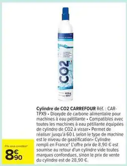 Carrefour Cylindre de CO2 CARREFOUR offre