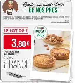 Match Tartelettes Amandine offre